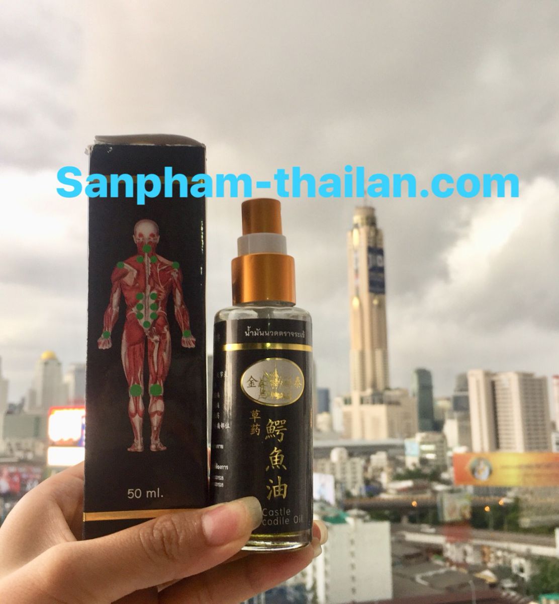 DẦU CÁ SẤU THÁI LAN-Castle Crocodile Oil