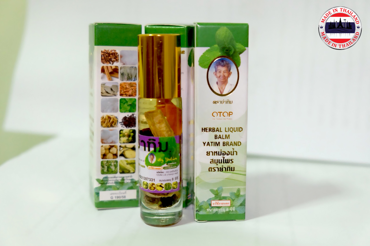 Dầu 16 Thảo Dược Thái Lan  HERBAL LIQUID BALM YATIMT